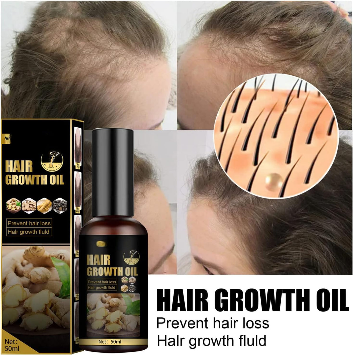 Herbal Hair Growth Oil, 100ml
