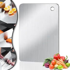 Heavy-Duty Food-Grade Stainless Steel Chopping Board