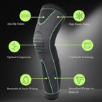 1 Pair Compression Knee and Calf Support Sleeves for Muscle Stability