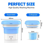 Portable Single-Tub Washing Machine for Compact Living and Travel