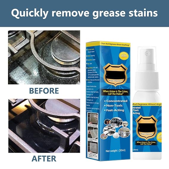 Magic Degreaser Cleaner Spray, 30ml Bottles (Pack of 3)