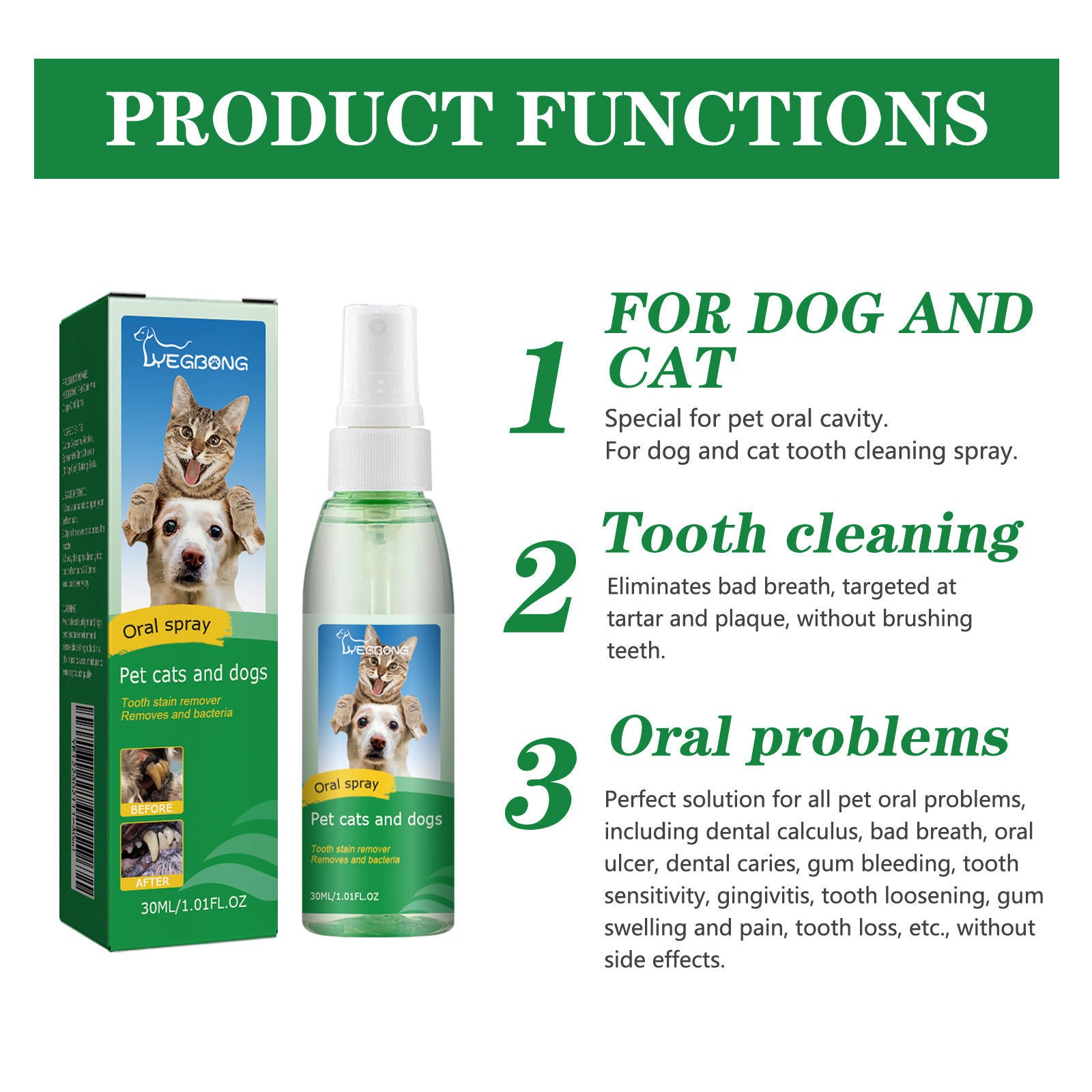 Pet Oral Spray 50 ml (Pack of 2)