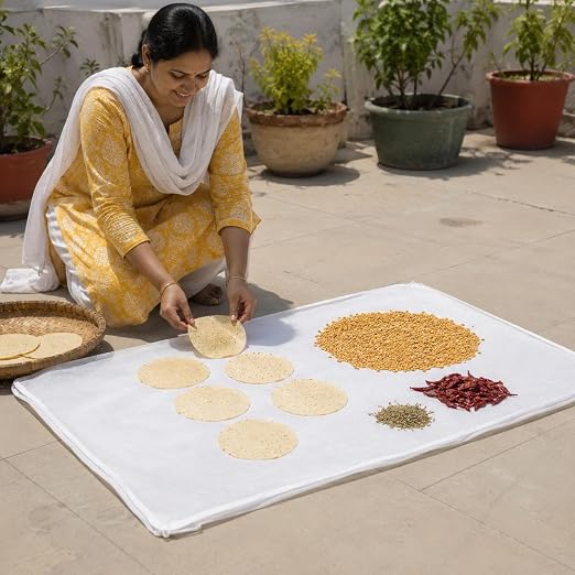 Collapsible Hanging Food Drying Net with Zip Closure - 1 Pack
