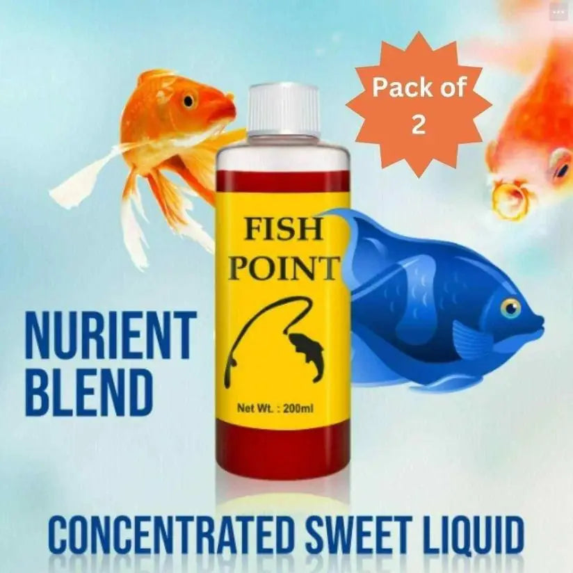 Fish Point Natural Fishing Bait 200ml (Pack of 2)