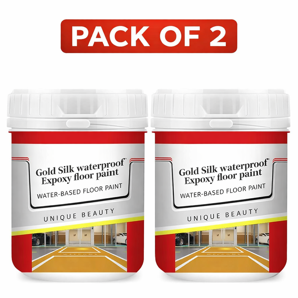 Two 250g containers of blue quick and dry anti-slip floor paint
