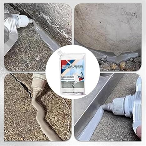 Heavy-Duty Concrete Crack Repair Adhesive 100g (Pack of 2)