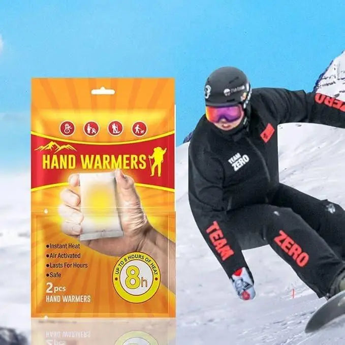 A single disposable air-activated hand and foot warmer pack