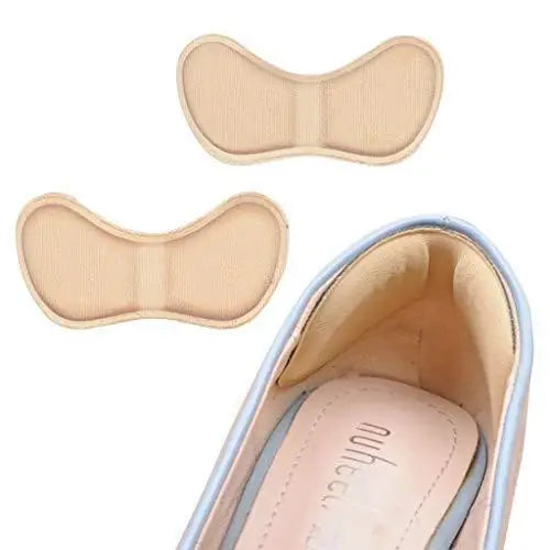 Self-adhesive heel grips for shoes, pack of five pairs