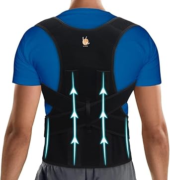 Back Straight and Shoulder Support Belt, Universal Size