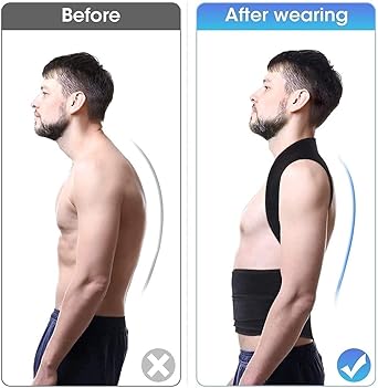 Back Straight and Shoulder Support Belt, Universal Size