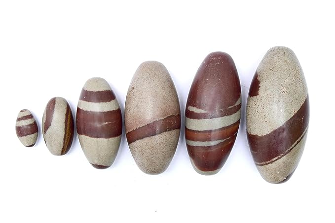 A smooth Narmadeshwar Shivlinga natural river stone for home puja