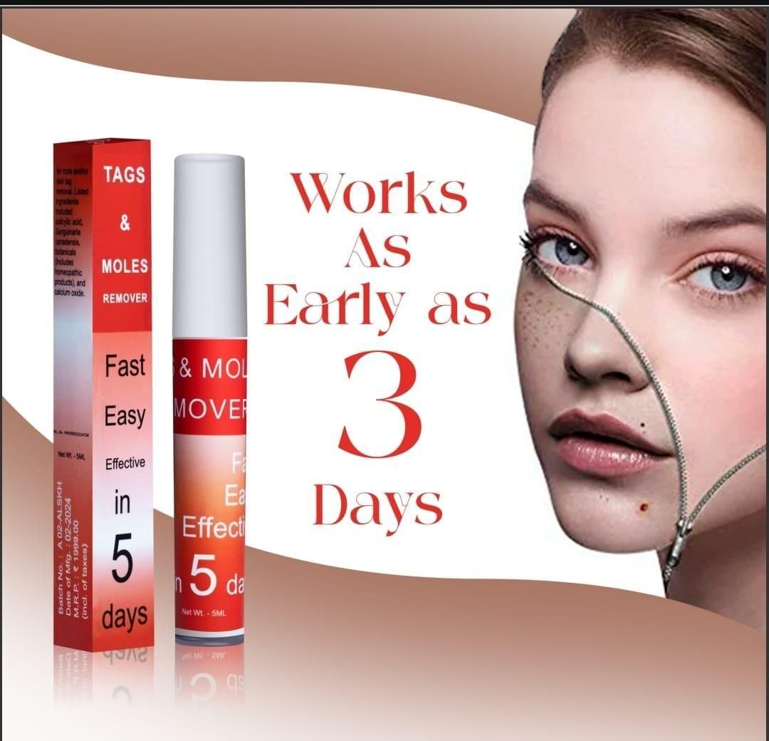 Two skin tag and mole remover applicators in packaging