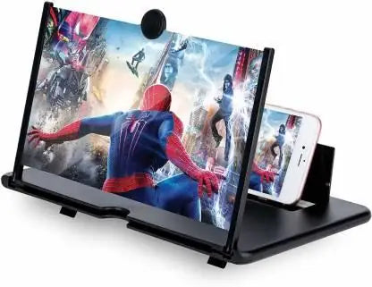 3D mobile screen magnifier with an acrylic lens and ABS frame stand