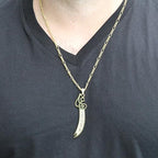 Ali Sword Necklace - Stainless Steel Pendant for Men and Women