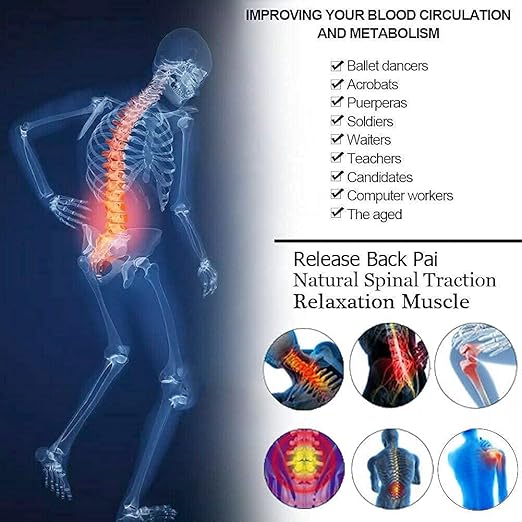 Adjustable Back Stretcher Lumbar Support for Spine Relief