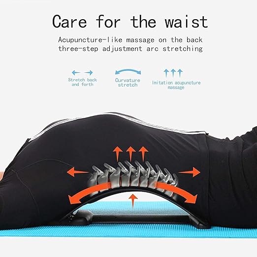 Adjustable Back Stretcher Lumbar Support for Spine Relief