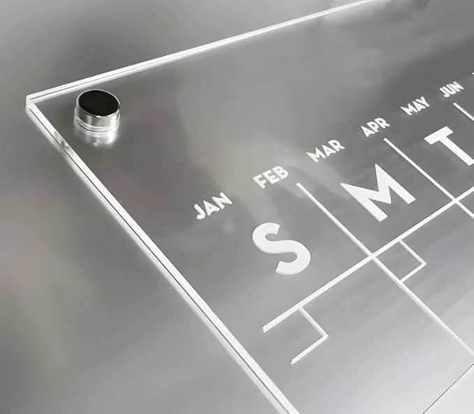 Fridge Magnetic Board for Notes and Kitchen Organization