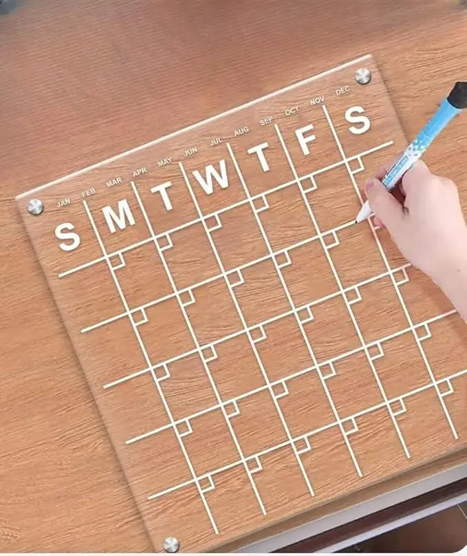 Fridge Magnetic Board for Notes and Kitchen Organization