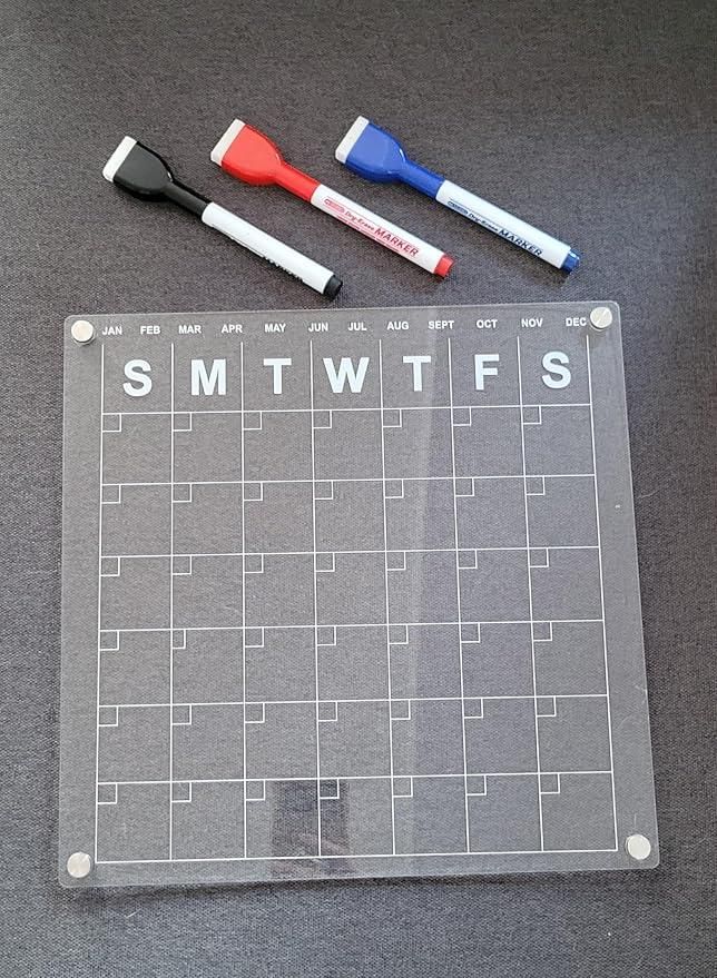 Fridge Magnetic Board for Notes and Kitchen Organization