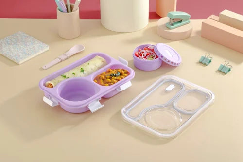 Kids Lunch Box, Single Compartment Portable Food Container