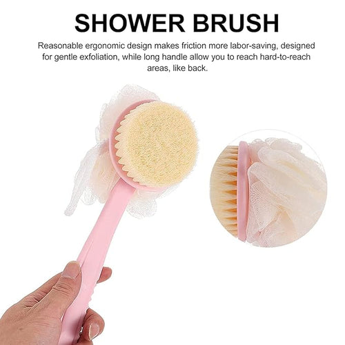 2-in-1 Long Handle Body Brush & Multipurpose Cleaning Set Pack Of 2, pack of 2