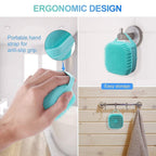 SCRUBBING Soft Silicone Bath Brush With Hooks Baby Showers, silicone
