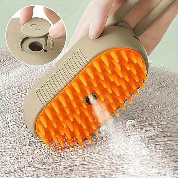 Pets Empire Steam Pet Brush for Dogs and Cats