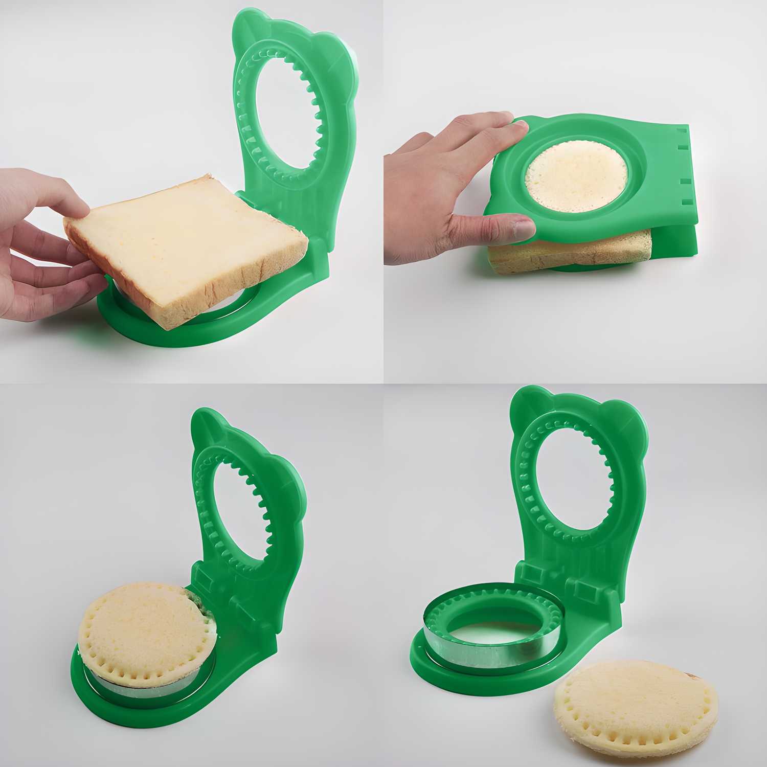 Sandwich Cutter - Plastic Kitchen Sandwich Shaping Tool