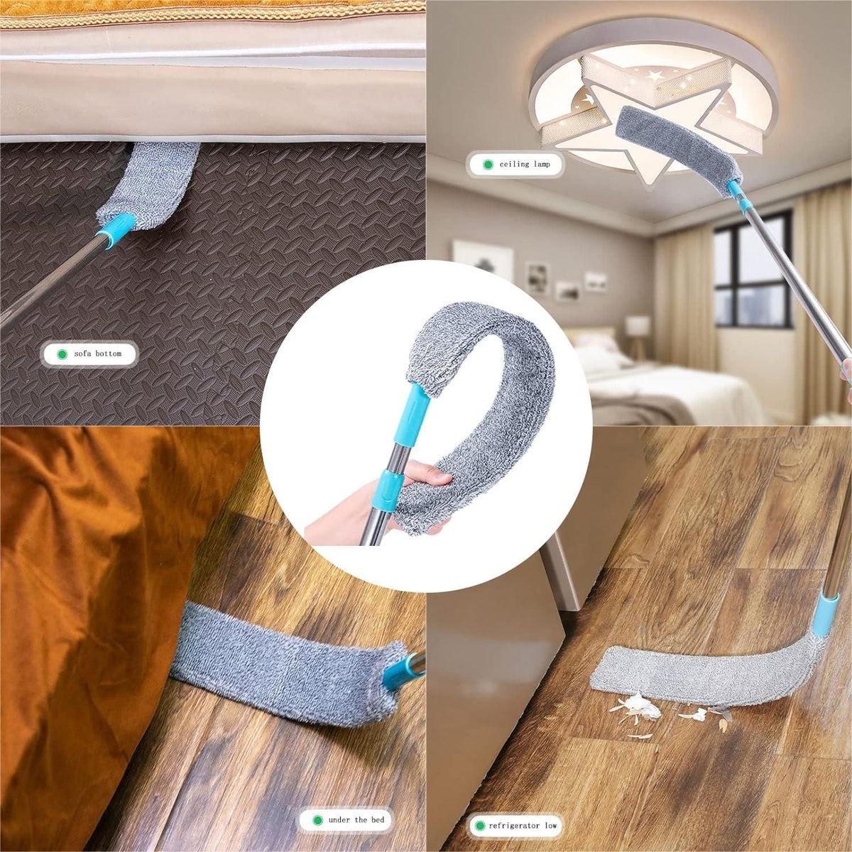 Flexible Flat Duster for Tight Spaces