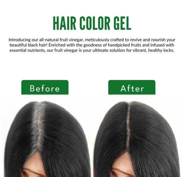 Hair Color Gel, Gray Hair Coverage, Pack of 2