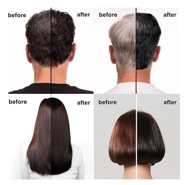 Hair Color Gel, Gray Hair Coverage, Pack of 2