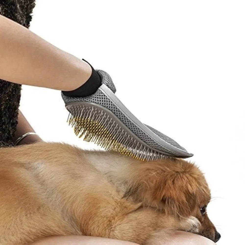 Pet Grooming Glove for Deshedding and Massage