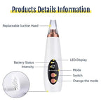 Advanced Blackhead & Whitehead Remover, 6 Suction Heads, abs plastic