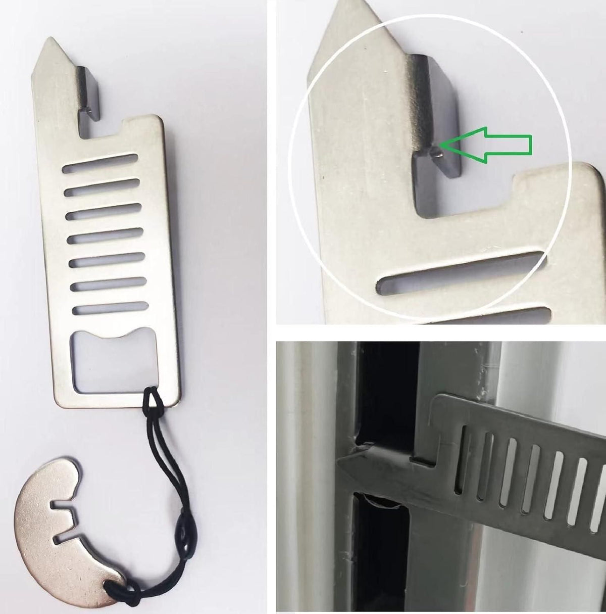 Portable Door Lock Latch for Travel Safety - No Drill Required