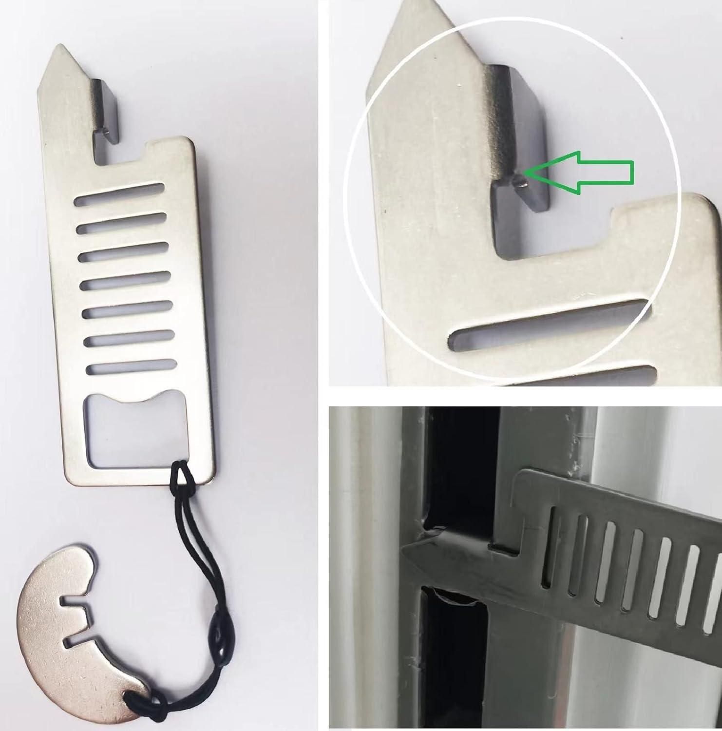 Portable Door Lock Latch for Travel Safety - No Drill Required