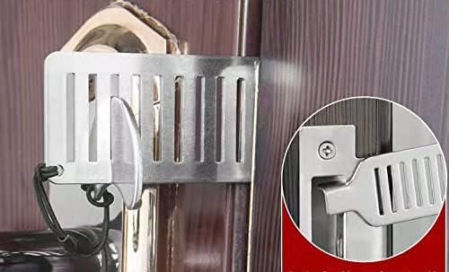Portable Door Lock Latch for Travel Safety - No Drill Required