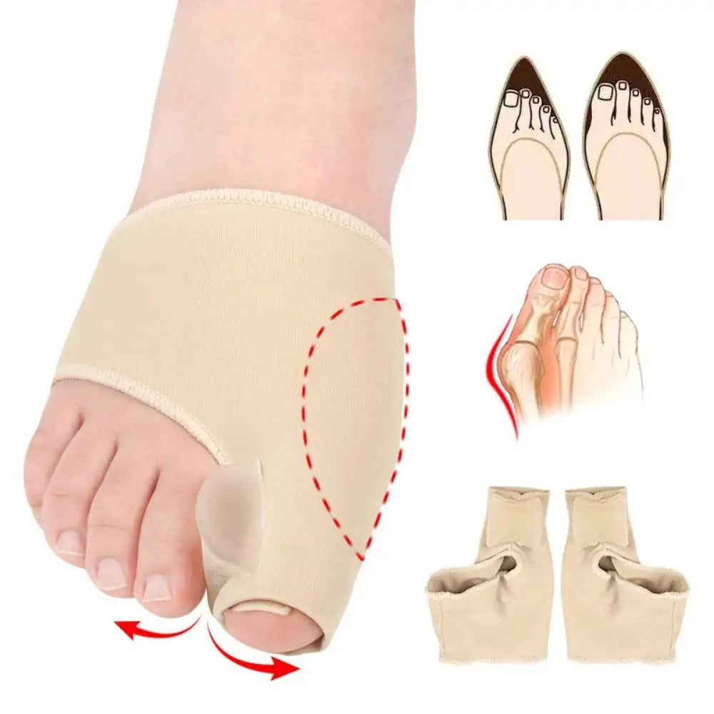2 Pairs Gel Cushion Pads for Foot Comfort