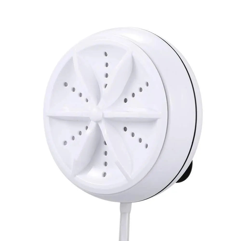 2-in-1 Mini Portable Ultrasonic Turbine Washing Machine for Small Loads