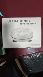 2-in-1 Mini Portable Ultrasonic Turbine Washing Machine for Small Loads
