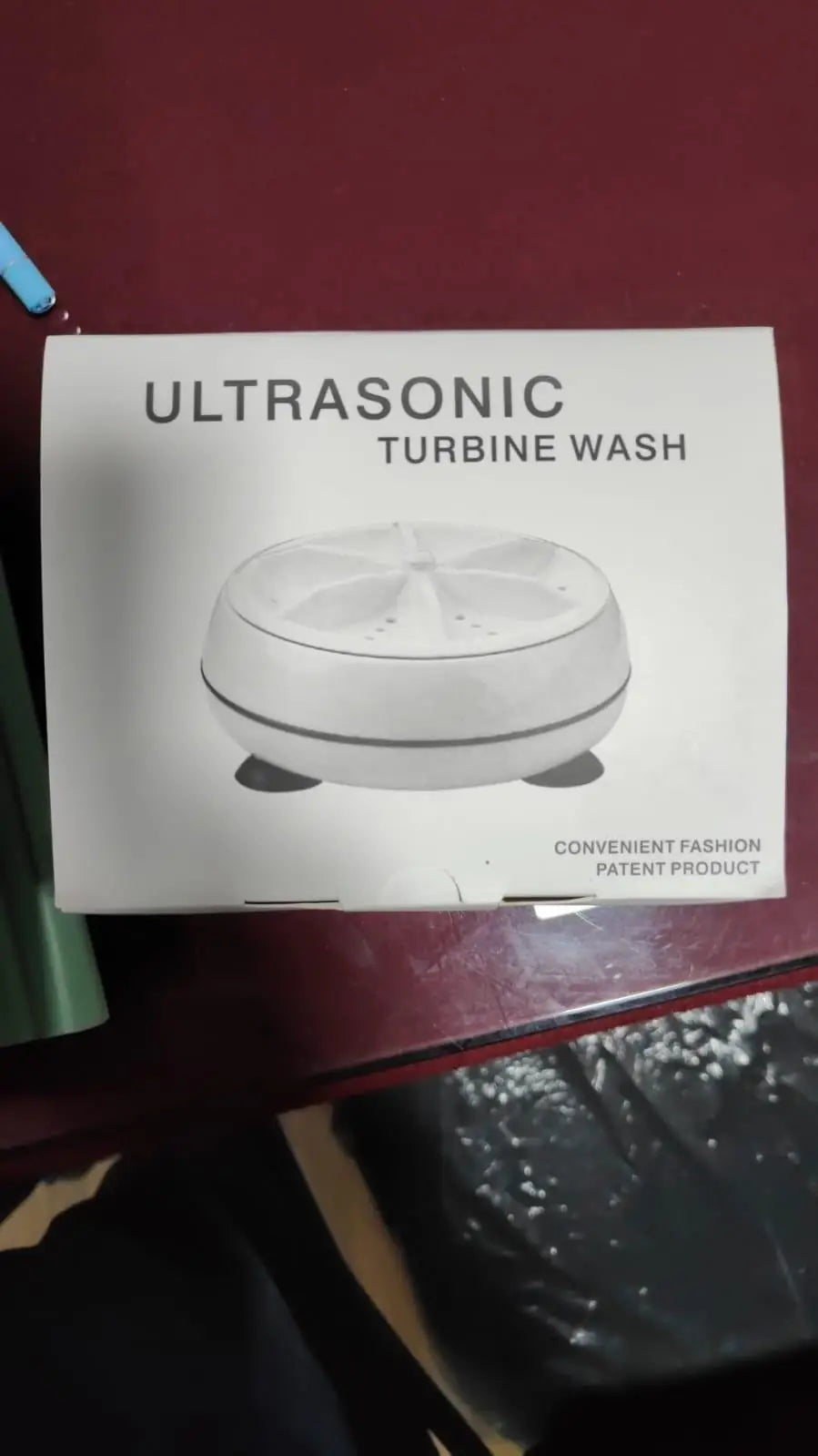 2-in-1 Mini Portable Ultrasonic Turbine Washing Machine for Small Loads