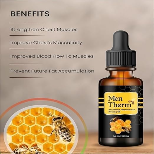 Men Therm Bee Venom Heating Oil for Men (Pack of 2)