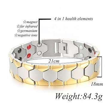 Magnetic Bracelet - Single Piece Adjustable Design
