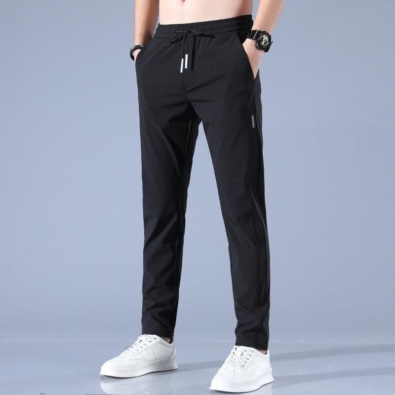 Combo Dark Grey and Black Men's Lycra Track Pants (Pack of 2)