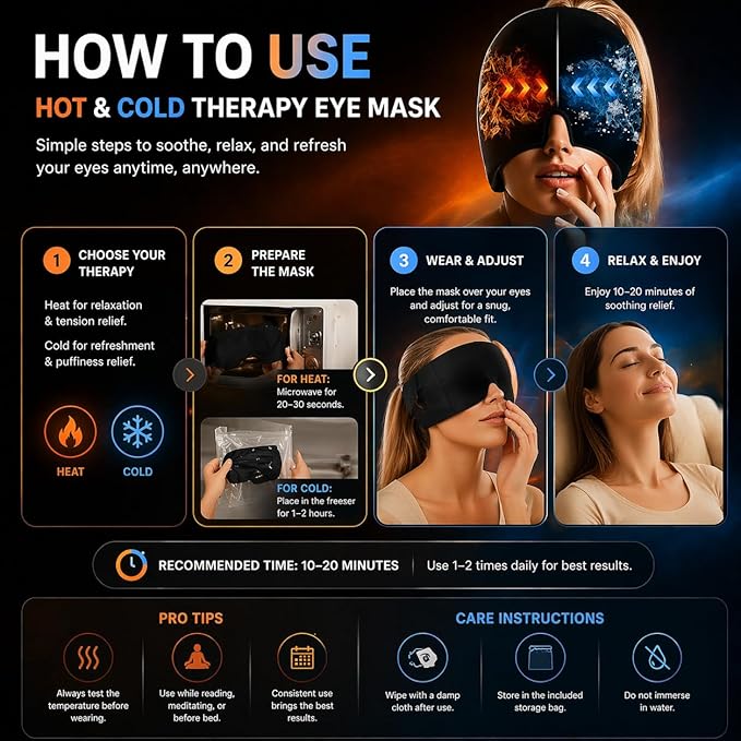 She Heals Migraine Relief Cap for Headaches, Sinuses and Tension Relief