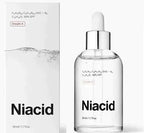 Natural Niacid Face Serum in a 50 mL clear bottle