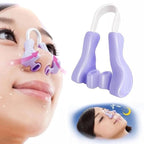 Multicolor silicone nose shaper clips in a pack of two