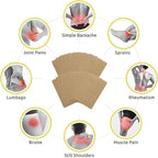 Self-Heating Herbal Ginger Patches for Joint and Muscle Support (40 Patches)