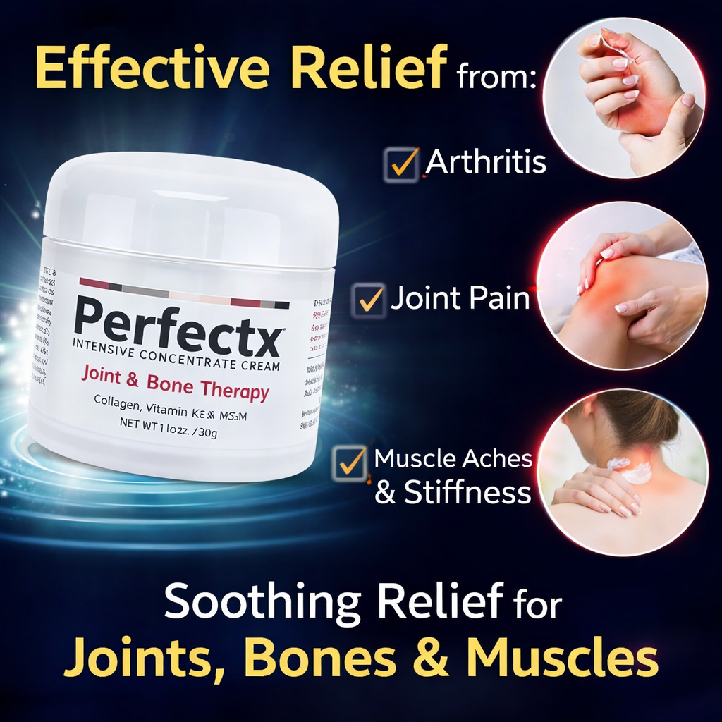 Perfectx Joint & Bone Therapy Cream with Collagen, Vitamin K2 & MSM (Pack of 2)