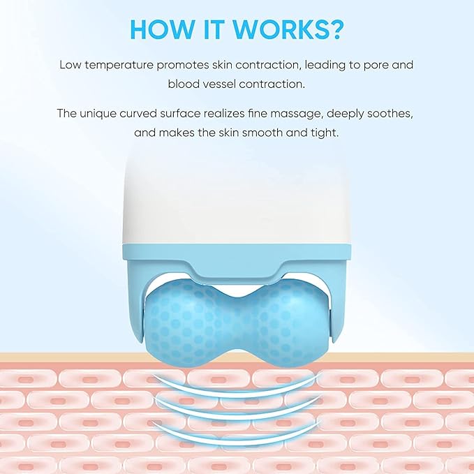 2-in-1 Upgraded Ice Roller for Face & Body