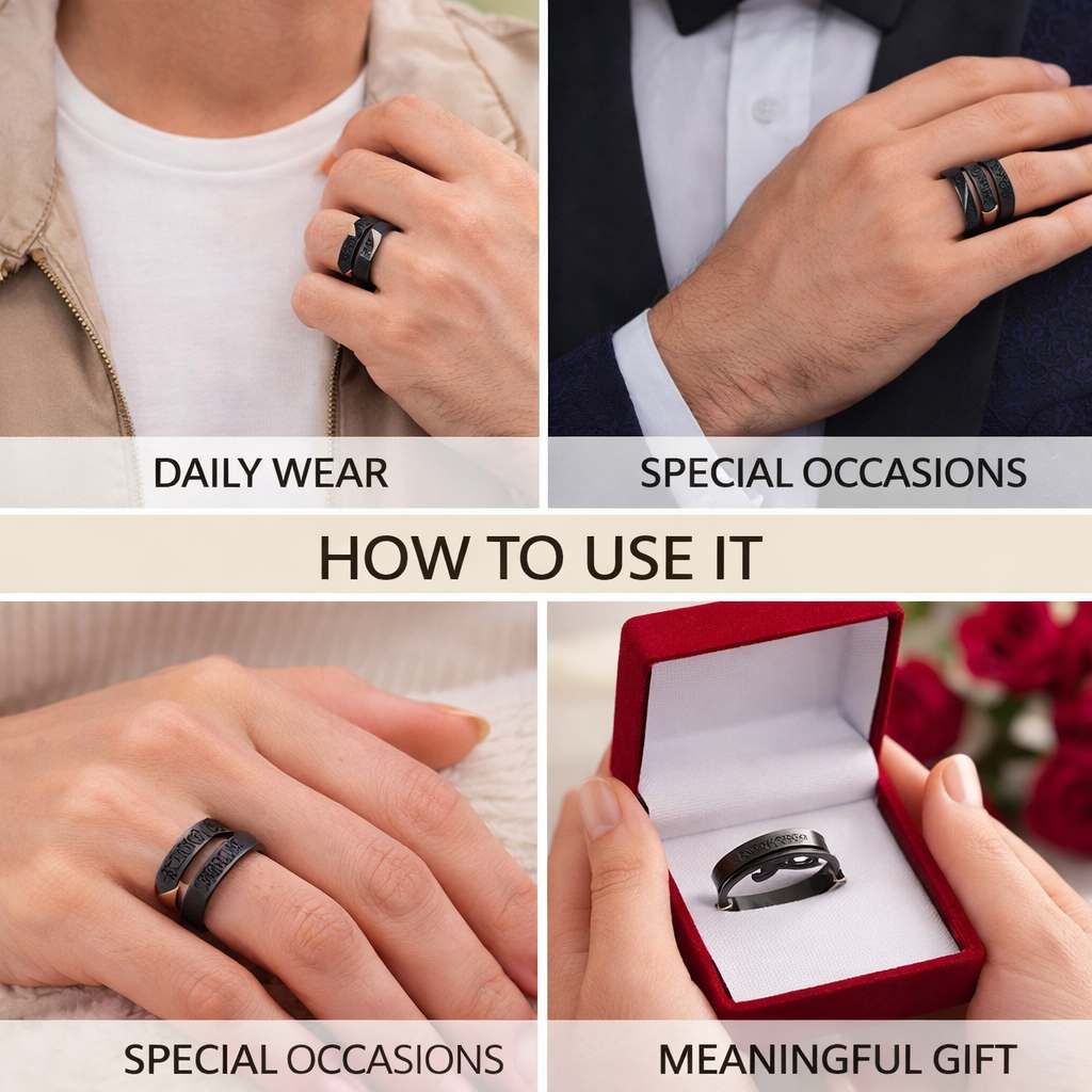 Islam Ring - Stainless Steel Band